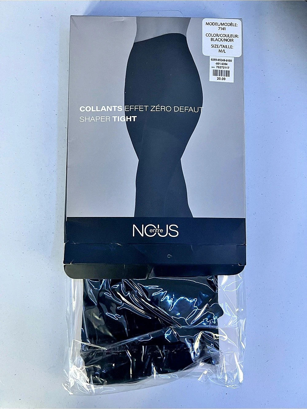 BNIB Entre Nous Shaper Tight Black M/L